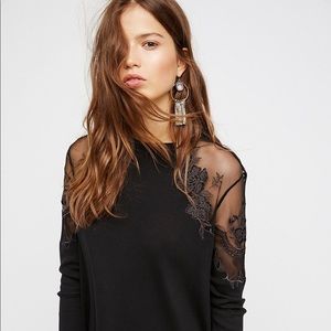 Free People Daniella top XS in Black